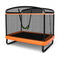 6 Feet Kids Entertaining Trampoline with Swing Safety Fence