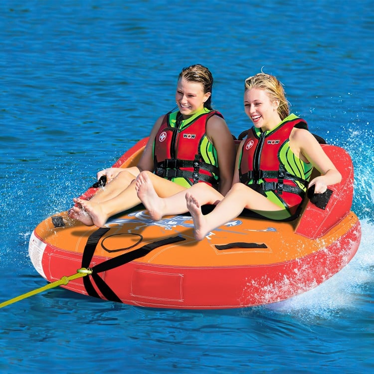2 Person Water Sport Inflatable Towable Tubes for Boating