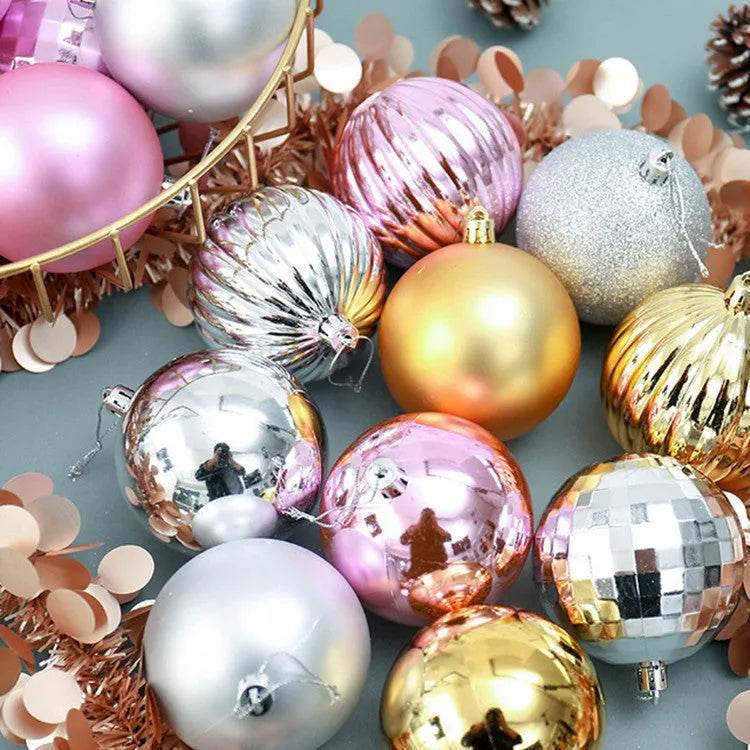 34 Christmas Ball Set 4cm Christmas Ornaments 