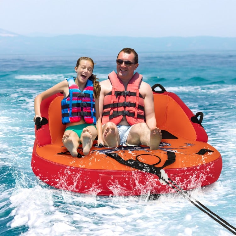 2 Person Water Sport Inflatable Towable Tubes for Boating
