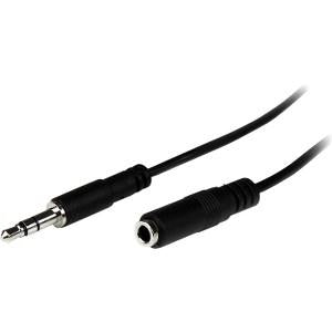 1m Slim 3.5mm Stereo Extension Audio Cable - M/F