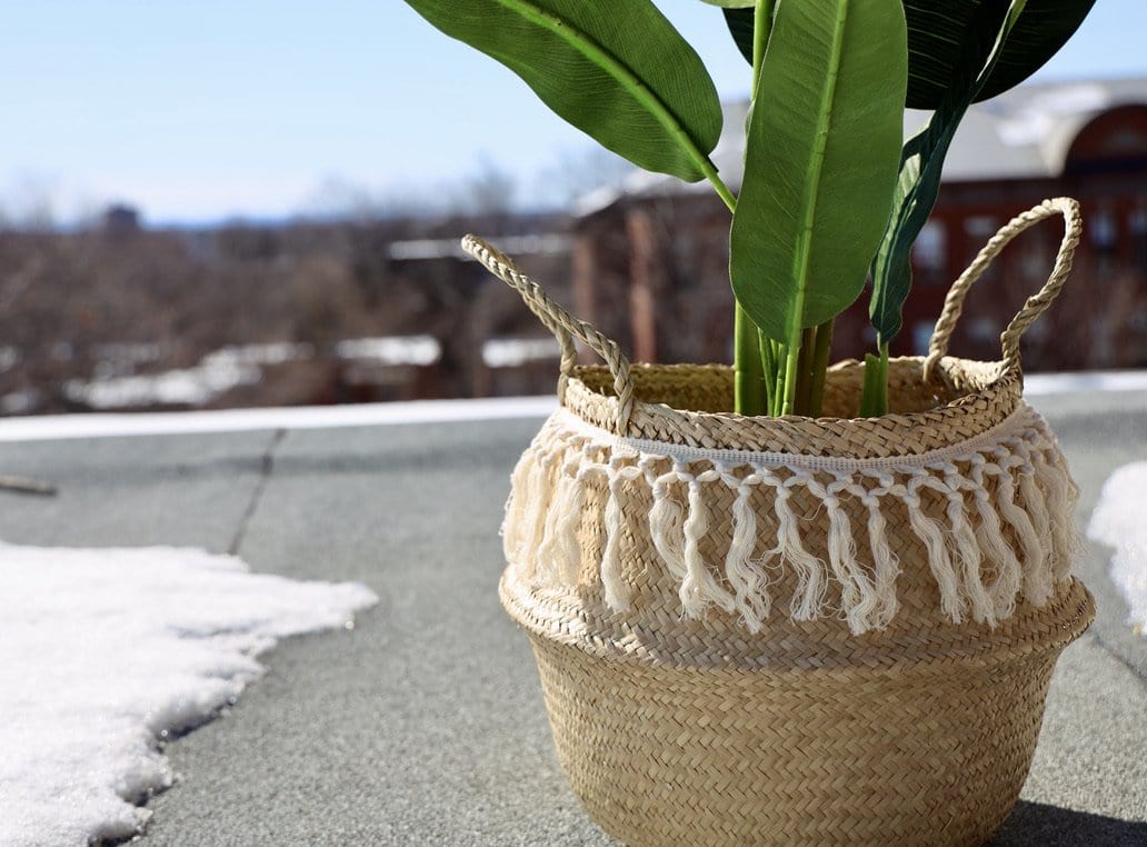 Pokha - Seagrass Basket With Tassel 