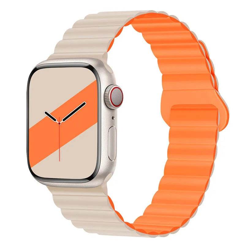 Band Silicone Magnetic Watch Strap 