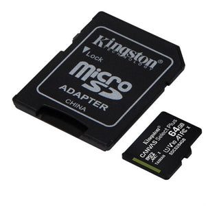 Kingston Canvas Select Plus 64 GB Class 10/UHS-I (U1) V10 microSDXC - 1 Pack 