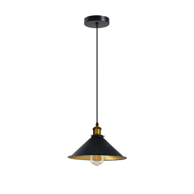 Industrial Cone Shade Single Head Pendant Light ~ 1708 