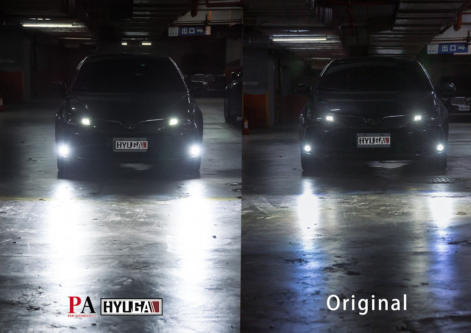 TF1 2x LED Fog Light Bulbs 3000K Amber 6000K White 30W Plug and Play Compatible with 2020~ Corolla Cross, Corolla, CHR, SIENTA, RAV4, HILUX HYUGA (Pack of 2) 