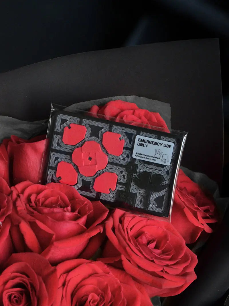Quick-assemble Red Rose | 3D Printed Toy