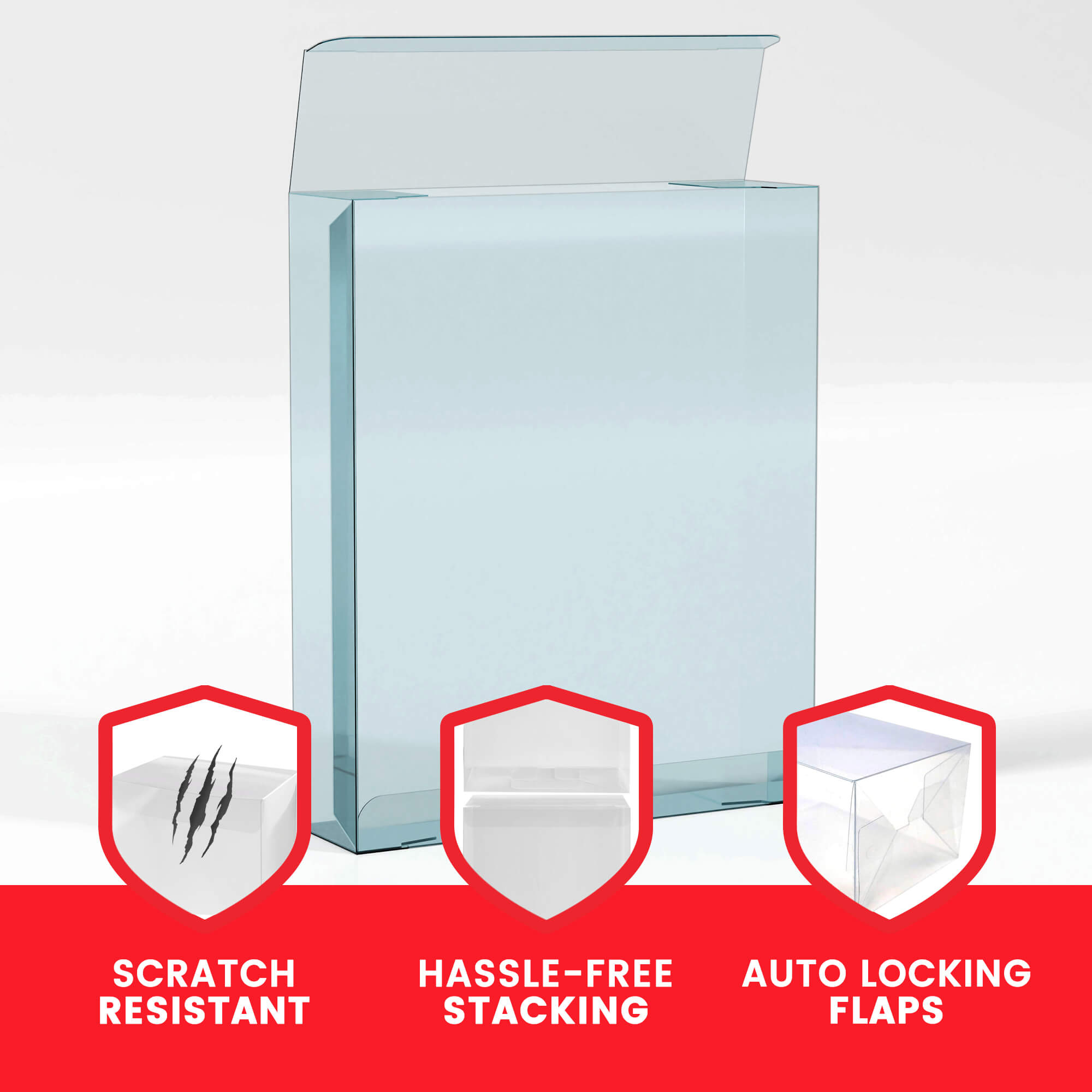 Display Case Protector for SH Figure Son Goku Super Hero PET Protector Pack of 10 