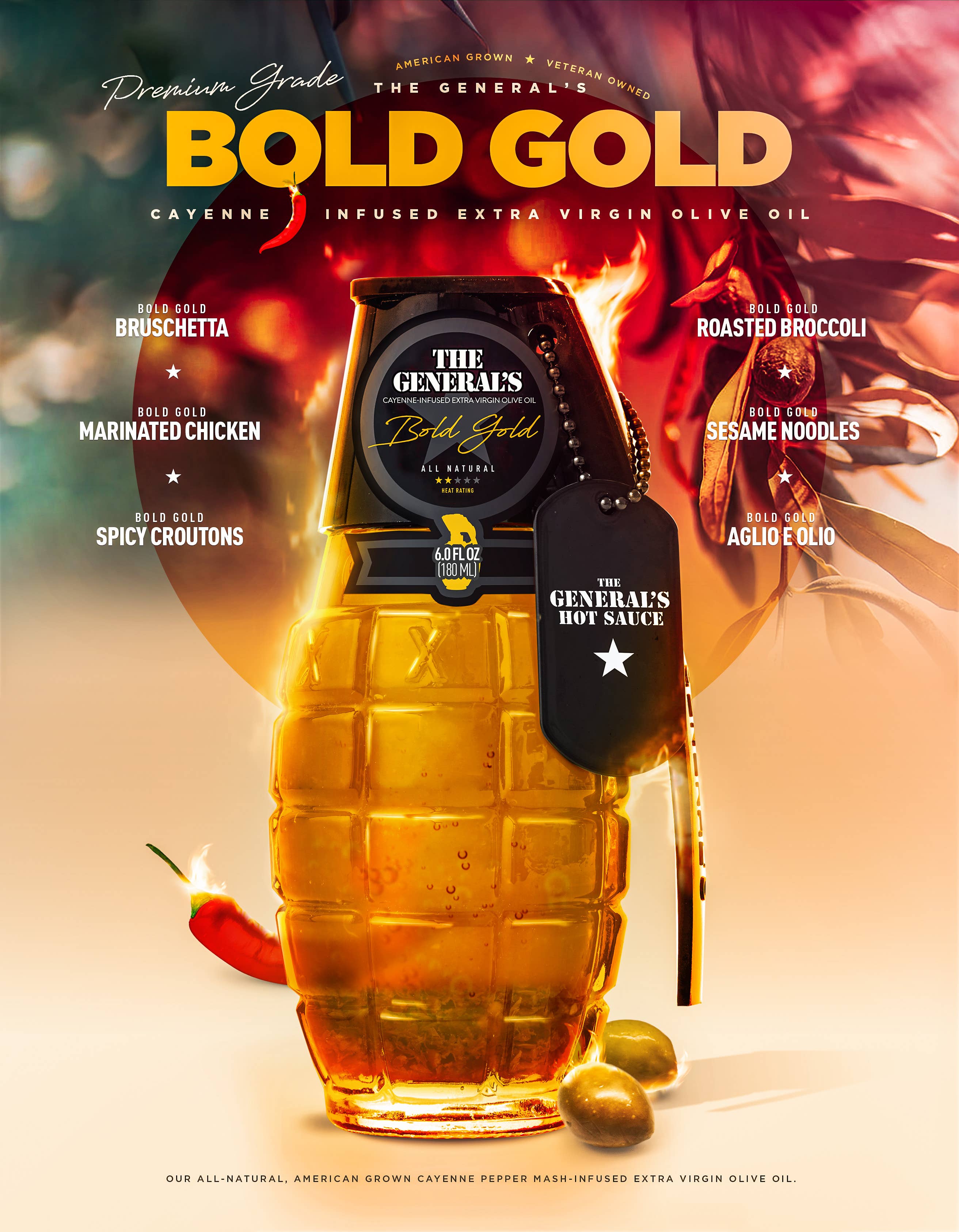 Bold Gold - The General's Hot Sauce 
