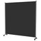 Outsunny Outdoor Room Divider with Castor Wheels, Rolling Privacy Screen for Patio Backyard Pool Hot Tub, 6ft Tall