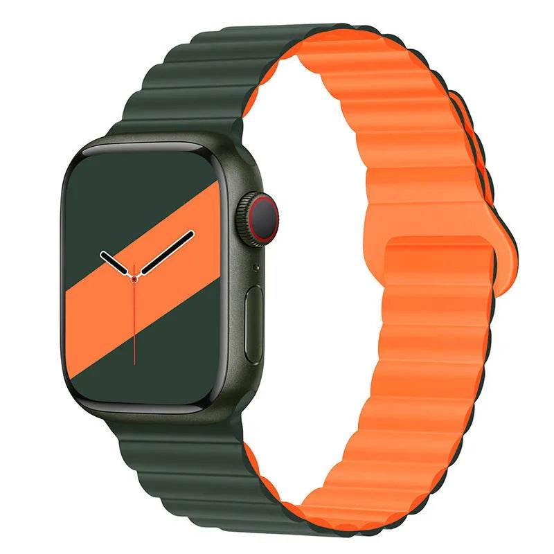 Band Silicone Magnetic Watch Strap 