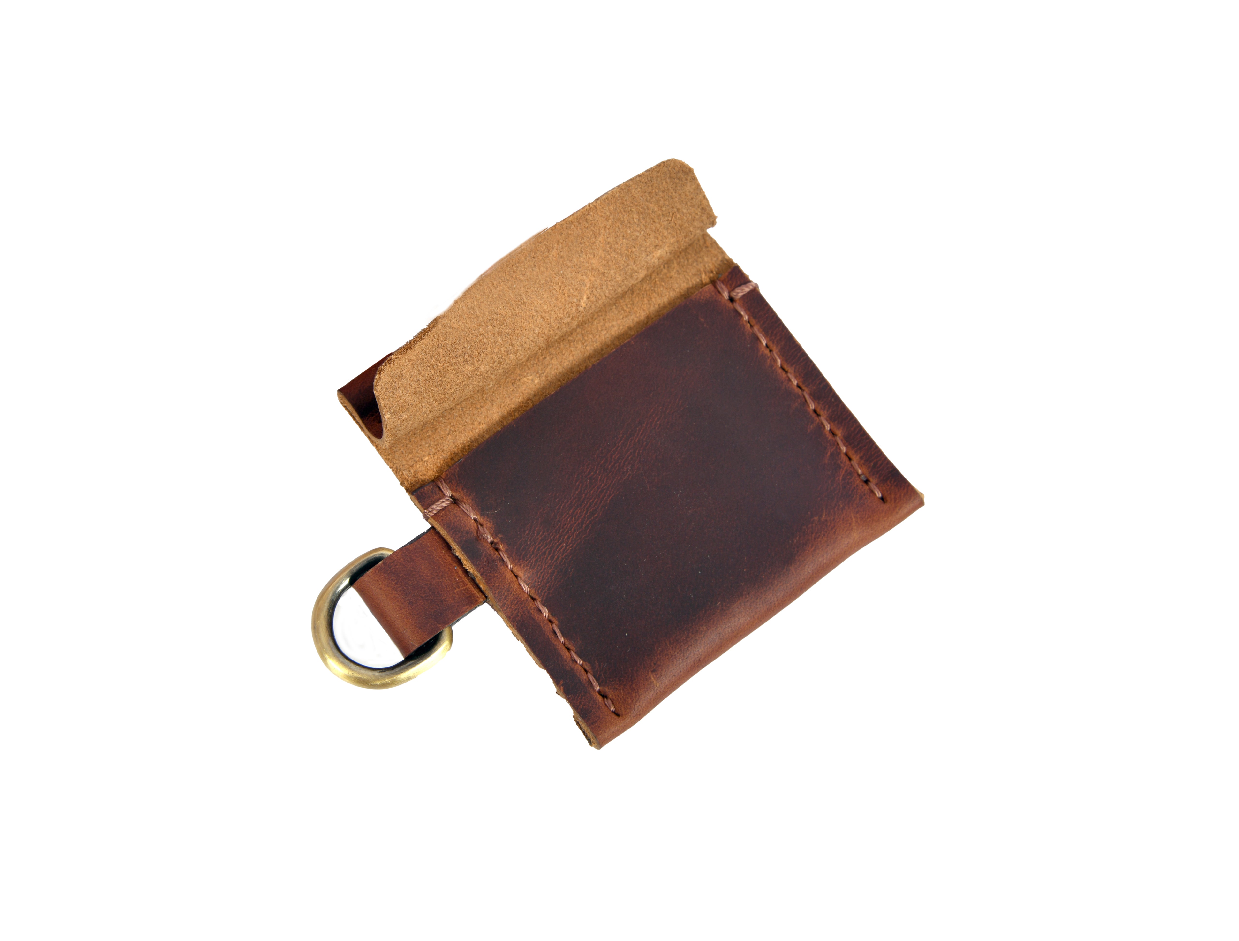Tolredo Handcrafted Leather Ring Case – Midnight Noir