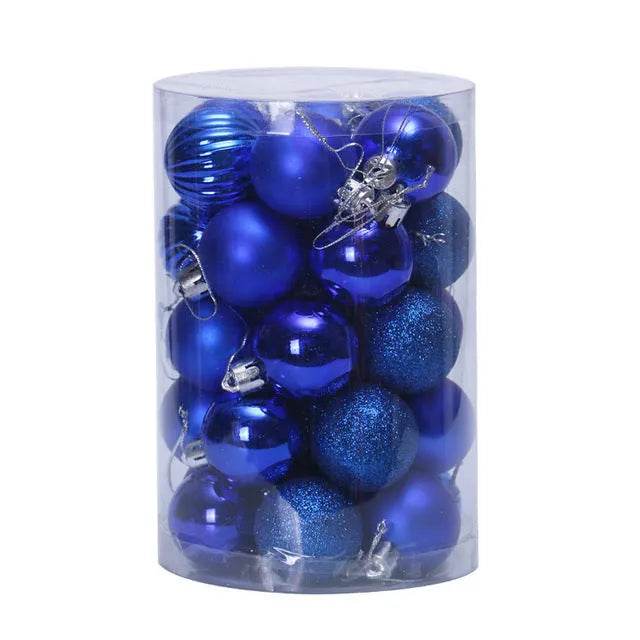 34 Christmas Ball Set 4cm Christmas Ornaments 