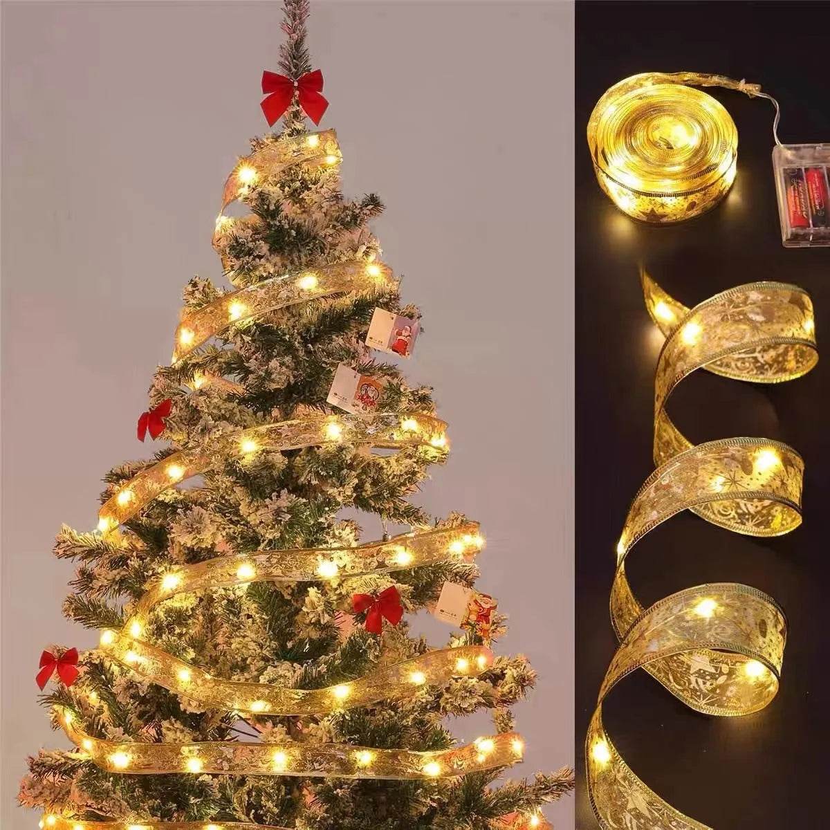 LED Christmas Silk Light Christmas Tree Holiday Decorative Light String 
