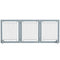 Freestanding Pet Gate, Folding Dog Gate with 2 Support Feet, 24