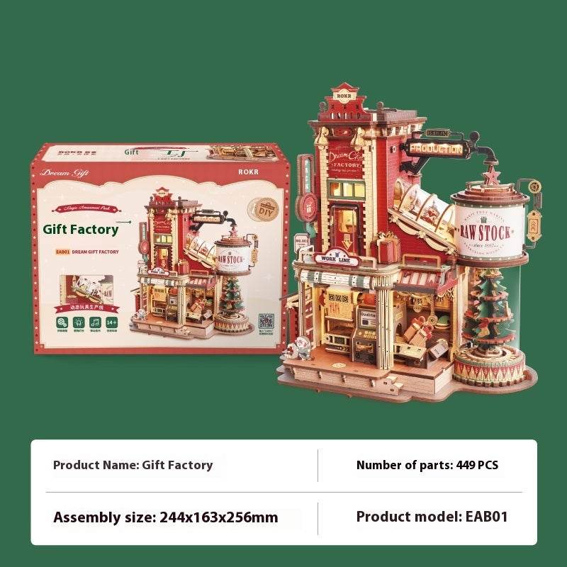 3D Puzzle Wooden Assembly Block Toy 