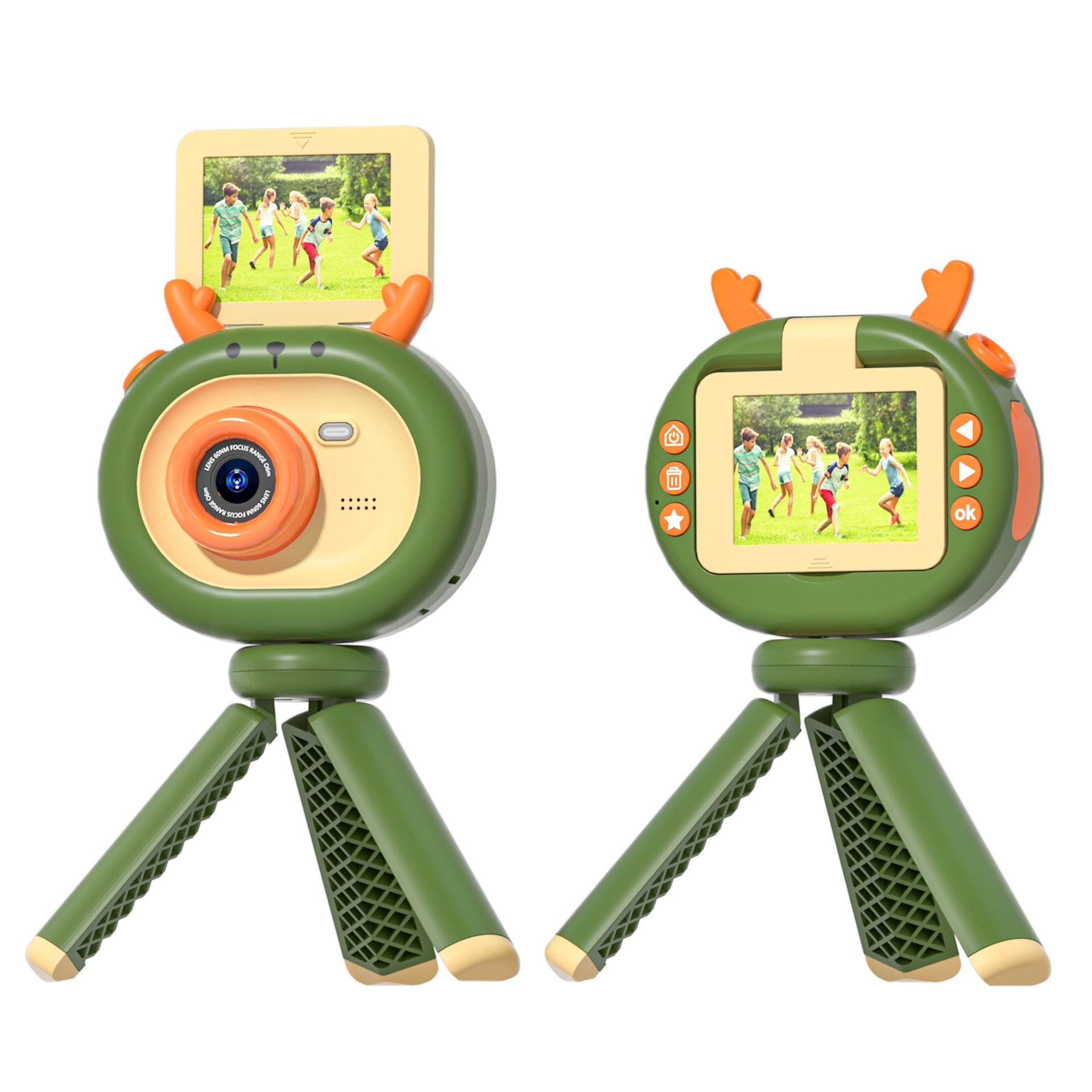 180-degree Flip-screen Children's HD Digital Camera 