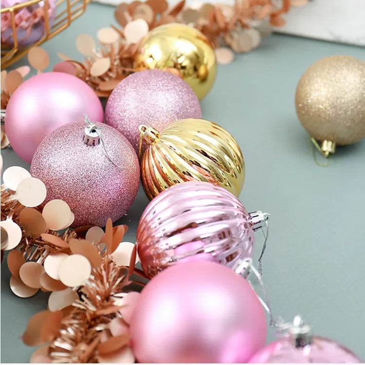 34 Christmas Ball Set 4cm Christmas Ornaments 