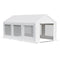 Outsunny 20' x 10' Party Tent Canopy, Gazebo Tent with 6 Removable Side Walls and Windows for Outdoor Event, White