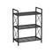 SONGMICS 3-Tier Metal Storage Rack with Wheels