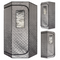 Blisspod Portable Personal Full Body 60-Min Rapid Steam Sauna – Pentagonal, Grey, 1600W