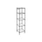 SONGMICS Bathroom Shelf with 5 PP Shelf Liners, Removable Hook
