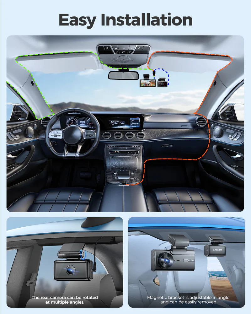 AZDOME M580 3CH 5K Dash Cam 