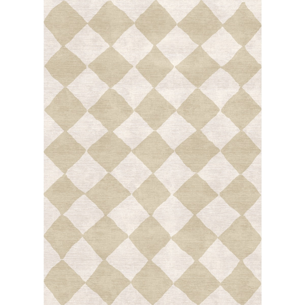 Trestres Checkered Natural & Ivory Rug 