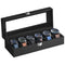 SONGMICS 6 & 12-Slot Watch Box with Large Glass Lid