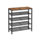 VASAGLE 5-Tier Shoe Rack with Storage Shelves and Spacious Top