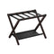 SONGMICS Folding Suitcase Stand with Storage Shelf