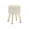 SONGMICS Small Vanity Stool Chair with Storage