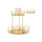 SONGMICS 2-Tier Round Rotating Makeup Organizer
