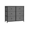 SONGMICS Closet Fabric Dresser with Metal Frame