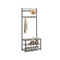 VASAGLE Coat Rack with Shoe Storage Bench