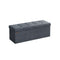 SONGMICS MAZIE Collection 43'' Folding Storage Ottoman Bench