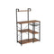VASAGLE Industrial Brown Baker’s Rack with Shelves