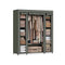 SONGMICS Portable Closet with Non-Woven Fabric Cover 1 movable hanging rail
