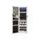 SONGMICS Lockable Wall or Door Mounted Jewelry Armoire Organizer with Mirror