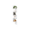 VASAGLE 5-Tier Floating Corner Bookshelf