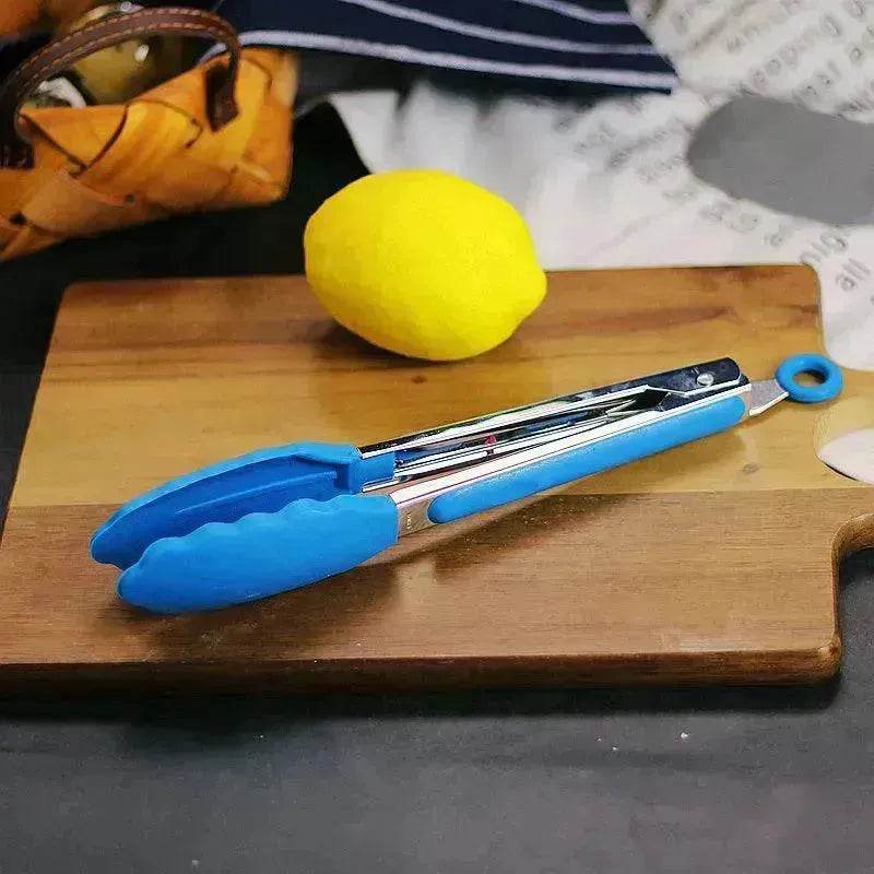 1 Pc Cooking Barbecue Clip In Stainless Steel Handle BBQ Forks Tool Outdoor Salad Food Clip Kitchen Appliances 