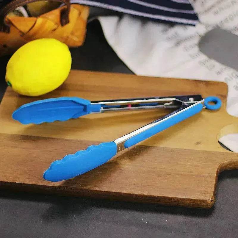 1 Pc Cooking Barbecue Clip In Stainless Steel Handle BBQ Forks Tool Outdoor Salad Food Clip Kitchen Appliances 