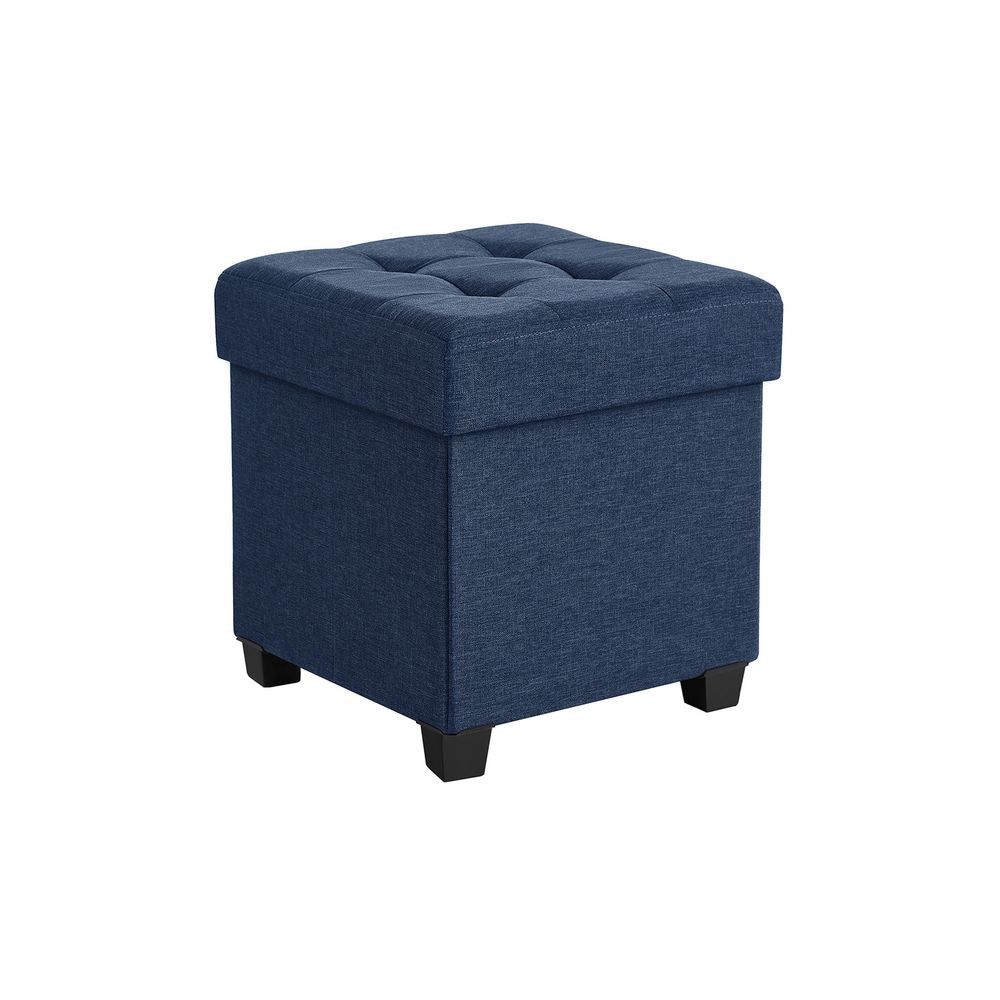 SONGMICS Small Ottoman Foot Rest with Legs 
