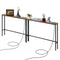 VEVOR Narrow Console Sofa Table Couch Table 2 Pieces for Entryway & Living Room