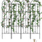 VEVOR 4 Packs Metal Garden Trellis for Climbing Plant Support 87x20 in Rustproof