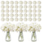 VEVOR 305 Pcs Artificial Silk Hydrangea Flowers 9.8 In Bouquet Arrangement White