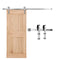 VEVOR 6FT Sliding Barn Door Hardware Kit for Single Sliding Barn Door Silver