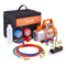 VEVOR 4 CFM HVAC Single Stage Rotary Vane Vacuum Pump and Manifold Gauge Kit