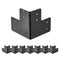 VEVOR 8pcs Workbench Corner Brackets Kit 6.5 x 6.5 x 6.5 in/165 x 165 x 165 mm