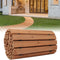 VEVOR 8 ft L x 17 in W Curved Wooden Garden Pathway Roll Out Garden Walkway